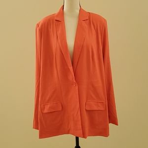 Kardashian Kurves Coral Boyfriend Blazer